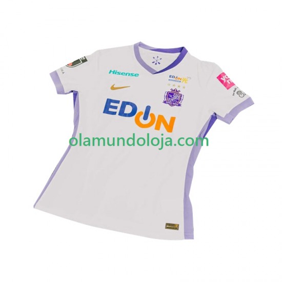 Camisola Sanfrecce Hiroshima Homem Equipamento Segundo 2025 Manga Curta
